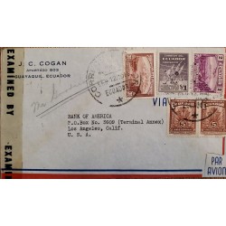 L) 1938 ECUADOR, IN COMMEMORATION OF THE FIRST BOLIVARIAN OLYMPIC, WRESTLING, CONDOR, ALTAR, CHIMBORAZO-ANDES, AIRMIAL,5C