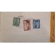 L) 1938 ECUADOR, CHIMBORAZO ANDES, MOUNTAIN, 5C, GREEN, SOCIAL SECURITY OF THE PEASANT AND HOUSE OF POST OF GUAYAQUIL, BLUE