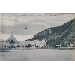 A) 1920 CIRCA, BRAZIL, POSTCARD BREAD OF SUGAR AIR ROUTE, RIO DE JANEIRO