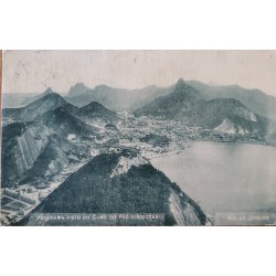 A) 1920 CIRCA, BRAZIL, POSTCARD PANORAMA SEEN FROM THE TOP OF THE SUGAR BREAD – RIO DE JANEIRO