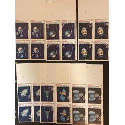 A) 1987, NICARAGUA, COSMONAUTS DAY, AERIAL, MNH