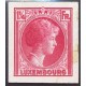 J) 1935 LUXEMBOURG, GRAND DUCHESS CHARLOTTE, 1 1/4 FR PINK, MN