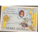 A) 1993, SIERRA LEONE, COLUMBUS DISCOVERES THE NEW WORLD, MNH, PERFORATE, MULTICOLORED