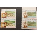 A) 1990, SPANISH ANTILLES, UPAEP, BOAT AND COLON, MNH, THE NATURAL WORLD, AMERICA, MULTICOLORED