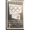J) 1956 AUSTRALIA, MELBOURNE OLYMPIC GAMES, OLYMPIC RINGS, IMPERFORATED, XF