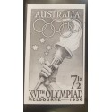 J) 1956 AUSTRALIA, MELBOURNE OLYMPIC GAMES, TURCH, IMPERFORATED, XF