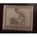 A) 1923, BELGIAN CONGO, LOCAL ASPECTS, DIE PROOF, 1F, FINE, BROWN, AMERICAN BANKNOTE, VLOORS