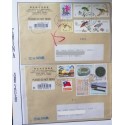A) 1999, REPUBLIC OF CHINA, BIRDS AND CHINESE WRITING TEAM, FROM TAIPEI TO TAIWAN AND TO MEXICO, AIRMAIL,