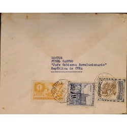 L) 1959 COLOMBIA, COFFEE, TEMPLE, LAS LAJAS MARIÑO SANCTUARY, 25 YEARS AT THE SERVICE OF THE COUNTRY, AIRMAIL