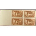 A) 1934, UNITED STATES, NATIONAL PARKS, IMPERFORATE BLOCK OF 4, GREEN TABLE CLIFF, COLORADO, BROWN