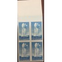 A) 1934, UNITED STATES, NATIONAL PARKS, IMPERFORATE BLOCK OF 4, GEYSER OLD FAITHFUL WYOMING, BLUE