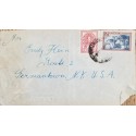 A) 1930, ARGENTINA, AERIAL, FROM BUENOS AIRES TO NEW YORK- UNITED STATES, FRUITCULTURE STAMP