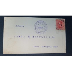 L) 1903 VENEZUELA, 10 CENTIMOS, RED, SIMON BOLIVAR, CIRCULATED COVER FROM MERIDA TO USA