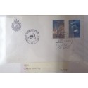 A) 1986, SAN MARINO, HALLEY COMET, FDC, ASTRONOMY AND SPACE