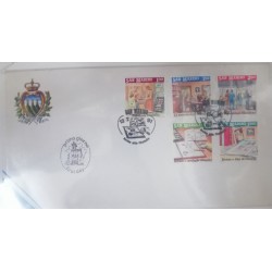 A) 1991, SAN MARINO, PHILATELY, FDC, MARKET, ASSOCIATIONS, EXHIBITIONS, ALBUMS, PUBLICATIONS AND CATALOGS