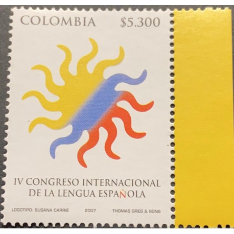 J) 2007 COLOMBIA, IV INTERNATIONAL CONGRESS OF THE SPANISH LANGUAGE, SUN, SUSANA CARRIE LOGO, MN