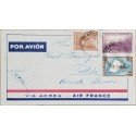 A) 1935, ARGENTINA, NATIONAL RICHES, FROM BUENOS AIRES TO SWEDEN, AIR FRANCE, 45 RARE DESTINATION
