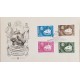 A) 1960, ARGENTINA, BOATS, FDC, VIII CONGRESS OF THE POSTAL UNION OF THE AMERICAS AND SPAIN
