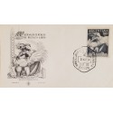 A) 1954, ARGENTINA, BUENOS AIRES CEREAL EXCHANGE, FDC, COMMEMORATIVE ISSUE