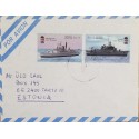 A) 1996, ARGENTINA, FROM BUENOS AIRES TO ESTONIA, RARE DESTINATION, AIRMAIL, NAVAL BASE,