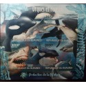 A) 2012, BURUNDI, ORCA KILLER WHALE, SHARK, PERFORATED, SOUVENIR SHEET OF 4 STAMPS, MNH