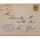 A) 1898, BRAZIL, PER STEAMER CHILI, FROM RIO DE JANEIRO TO NEW YORK-UNITED STATES, LIBERTY STAMP