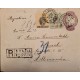 A) 1898, BRAZIL, POSTAL STATIONARY FROM SAO PAULO TO GERMANY, REGISTERED, LIBERTY STAMP