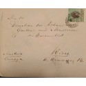 A) 1898, BRAZIL, FROM SAO PAULO TO VIENNA-AUSTRIA, LIBERTY STAMP