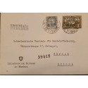A) 1938, BRAZIL, COFFEE, REGISTERED, FROM RIO DE JANEIRO, TO ZURICH-SWITZERLAND, CANCELLED 39412, EDUCATION STAMP