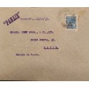 A) 1935, BRAZIL, PANAIR, FROM RIO DEJANEIRO TO BAHIA, AIRMAIL, COMMERCE STAMP