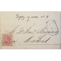 A) 1940, SPAIN, COVER SHIPPED TO MADRID, KING ALFONSO XII STAMP