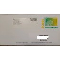 A) 2016, SPAIN, FROM VALLIRANA TO FLORIDA-UNITED STATES, PRE-FRANKED ENVELOPE STAMP
