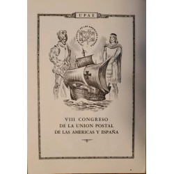 A) 1960, SPAIN, POSTAL UNION OF THE AMERICAS AND SPAIN, VIII CONGRESS