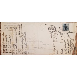 J) 1946 MEXICO, CAMPAING AGAINST MALARIA, AIRMAIL, CIRCULATED COVER, INTERIOR MAIL WITHIN TO MEXICO