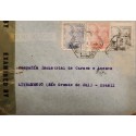 A) 1961, SPAIN, CENSORSHIP, FROM MADRID TO RIO GRANDE DO SUL- BRAZIL, AIRMAIL, GRAL FRANCO STAMPS