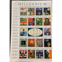 M) 2000 ZAMBIA, MILLENNIUM (1950 TO 2000)