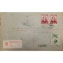 A) 1921, SPAIN, CERTIFIED, COVER SHIPPED TO MEXICO, CANCELATION PALAFRUGELL