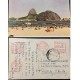 A) 1964, BRAZIL, POSTACARD, FROM RIO DE JANEIRO TO ROMA.ITALY, STAMP IN RED WITH VALUE 90.00