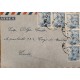 A) 1946, SPAIN, AIRMAIL, FROM CACERES TO CARIBBEAN, GRAL FRANCO STAMPS