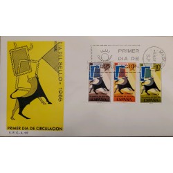 A) 1965, SPAIN, BULLS, FDC, WORLD SEAL DAY