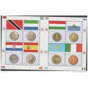 A) 2007 UNITED NATIONS-VIENNA, COINS AND FLAGS, MNH
