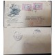 A) 1956, COSTA RICA, FROM SAN JOSE TO PANAMA, FDC, UNIVERSAL POSTAL UNION, REGISTERED, TEXTILE STAMPS