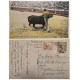 A) 1948, SPAIN, POSTCARD, FROM MADRID TO BUENOS AIRES-ARGENTINA, AIRMAIL, THE CID AND GRAL FRANCO STAMPS