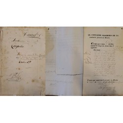 J) 1834 MEXICO, BOOK, XF