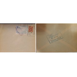 L) 1922 COLOMBIA, COAT OF ARMS, RED, 3C, COLOMBIAN NAVIGATION COMPANY, AIRMAIL, XF