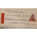 ) 1971 COSTA RICA, TRIANGLE, 4 CENTS, ANTEATER, BEAR, IMMEDIATE DELIVERY, CIRCULATED COVER FROM COSTA RICA