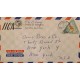 L) 1953 COSTA RICA, TRIANGLE, ARMADILLO, 3 CENTS, NATURE, ANIMALS, AIRMAIL, CIRCULATED COVER FROM