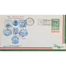 J) 1996 SLOVENIA, REGISTERED, MULTIPLE STAMPS, AIRMAIL, CIRCULATED COVER, FROM SLOVENIA TO NORTH AMERICA
