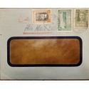 J) 1950 PERSIA, MULTIPLE STAMPS, AIRMAIL, CIRCULATED COVER, FROM PERSIA
