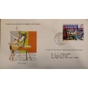 J) 1984 REPUBLIQUE DU CHAD, OLYMPIC GAMES, STAMPS OF ALL COUNTRIES, AIRMAIL, CIRCULATED COVER, FROM CHAD TO NEW YORK